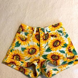COPY - COPY - Sunflower Printed American Apparel Shorts
